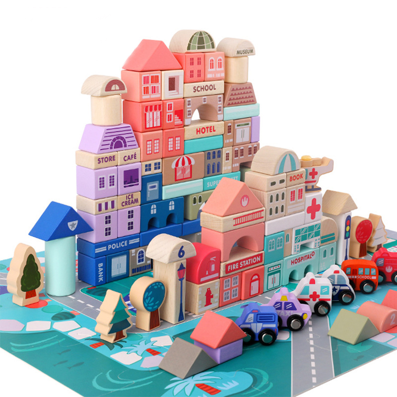Toys Orasel din lemn montessori