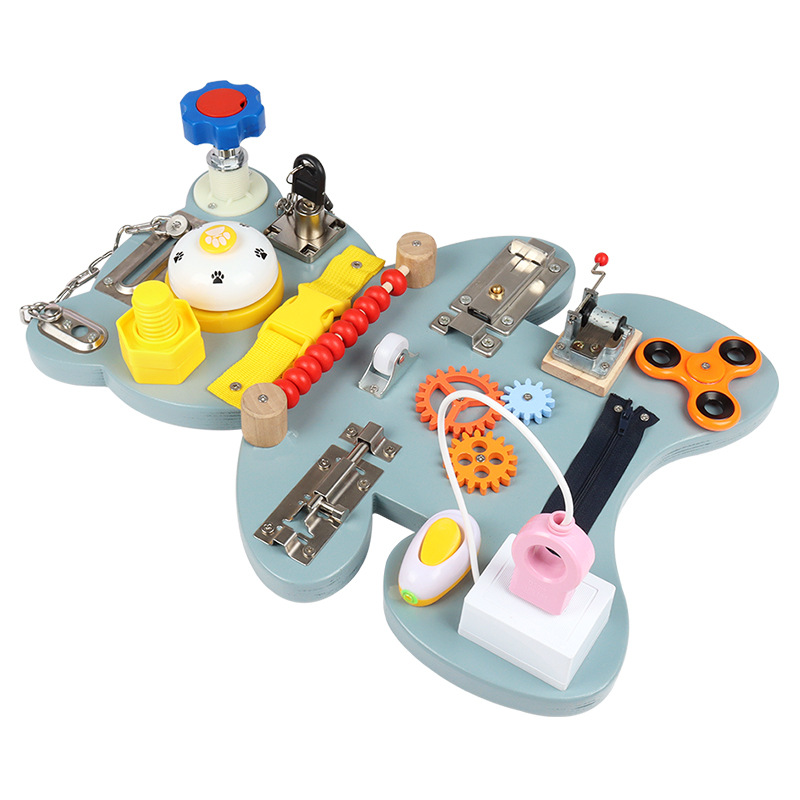 Baby Activity Toys Panou senzorial urs montessori
