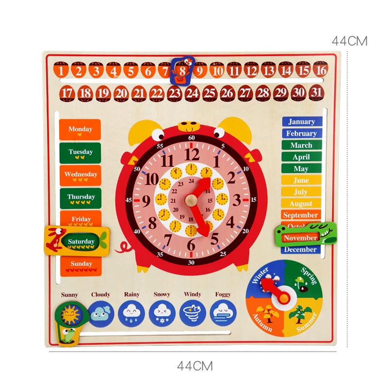 Toys Calendar si ceas montessori