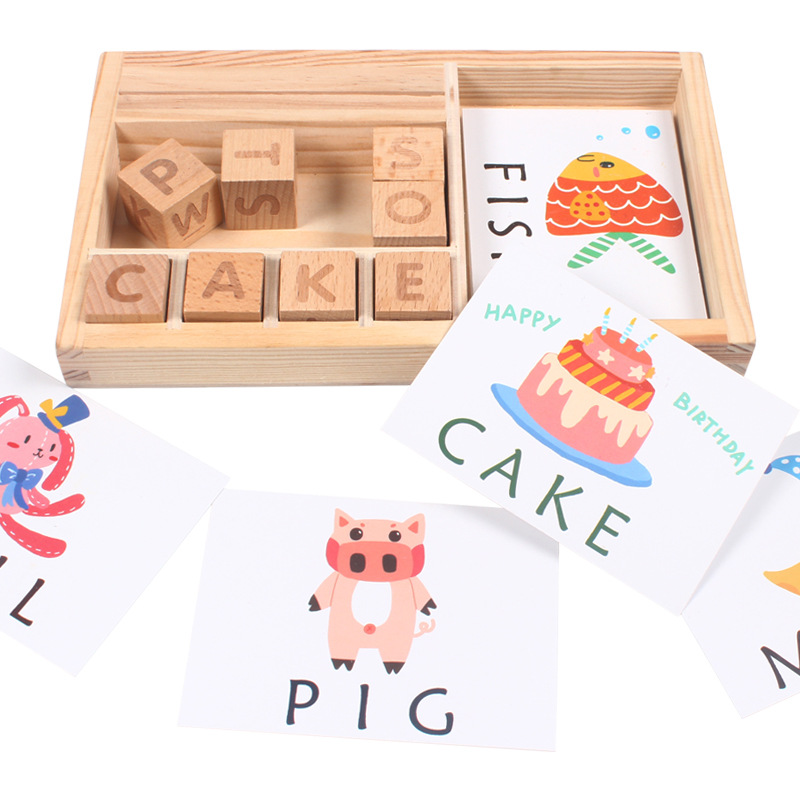 Toys Joc spelling words montessori