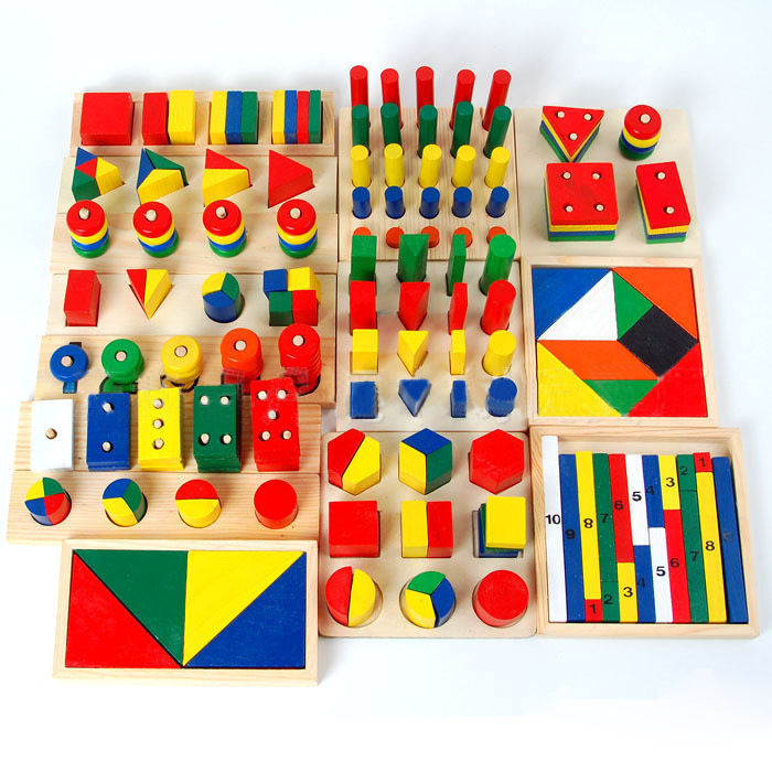 Toys Set constructii montessori 14 in 1