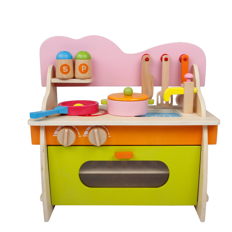 Toys Bucatarie colorata lemn montessori