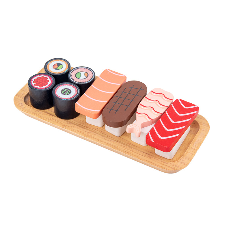 mașină de făcut peleți din lemn Set de sushi din lemn montessori