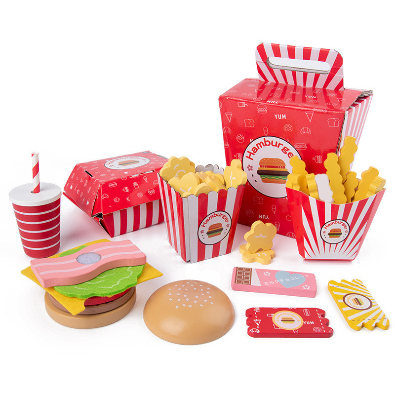 Toys Fast food lemn montessori
