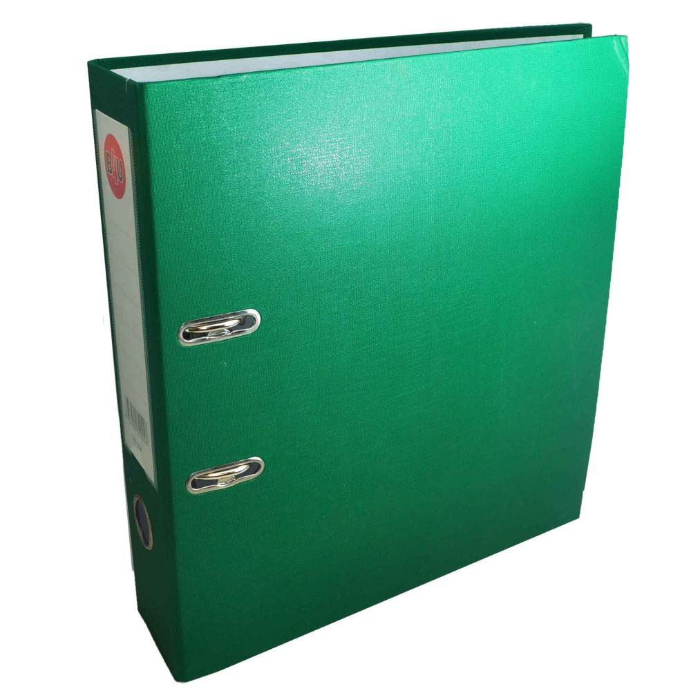 Bibliorafturi si etichete bibliorafturi - Biblioraft plastifiat A4, 5.5cm, verde, B4U, depozituldns.ro