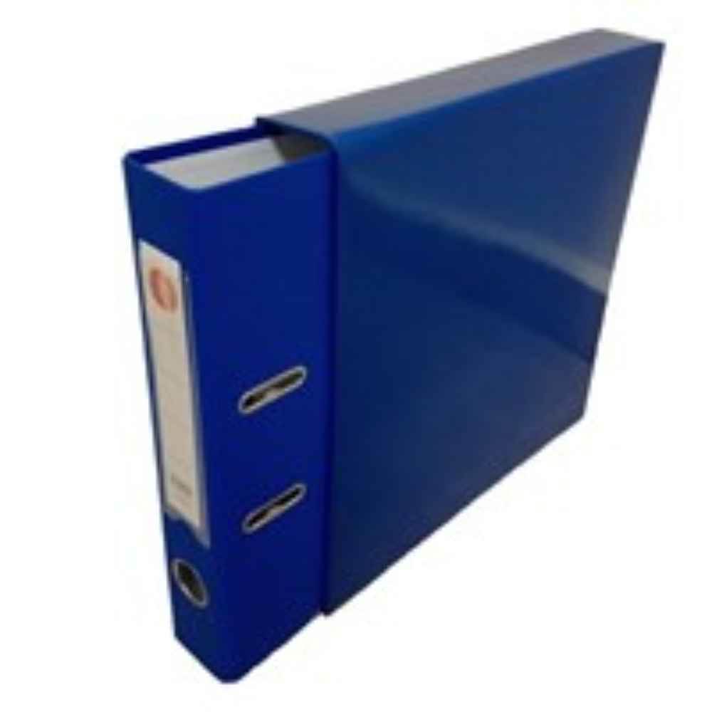 eticheta Biblioraft plastifiat a4, 5 cm, cu cutie, b4u