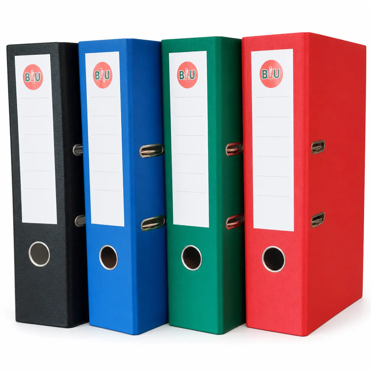 Folders & Report Covers Biblioraft plastifiat a4, 5.5cm, diverse culori, b4u