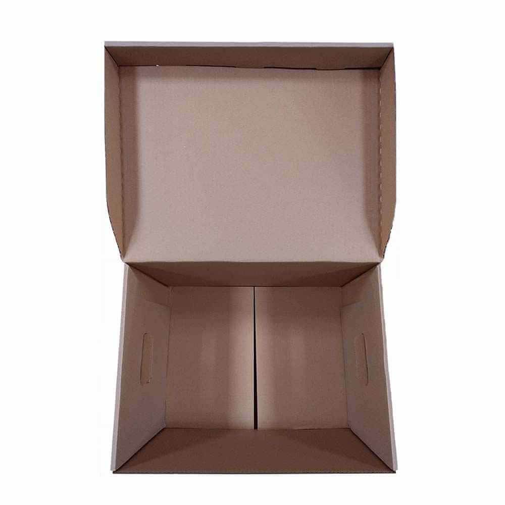 bibliorafturi Container arhivare, carton, pentru bibliorafturi, 350 x 310 x 300 mm, natur, b4u