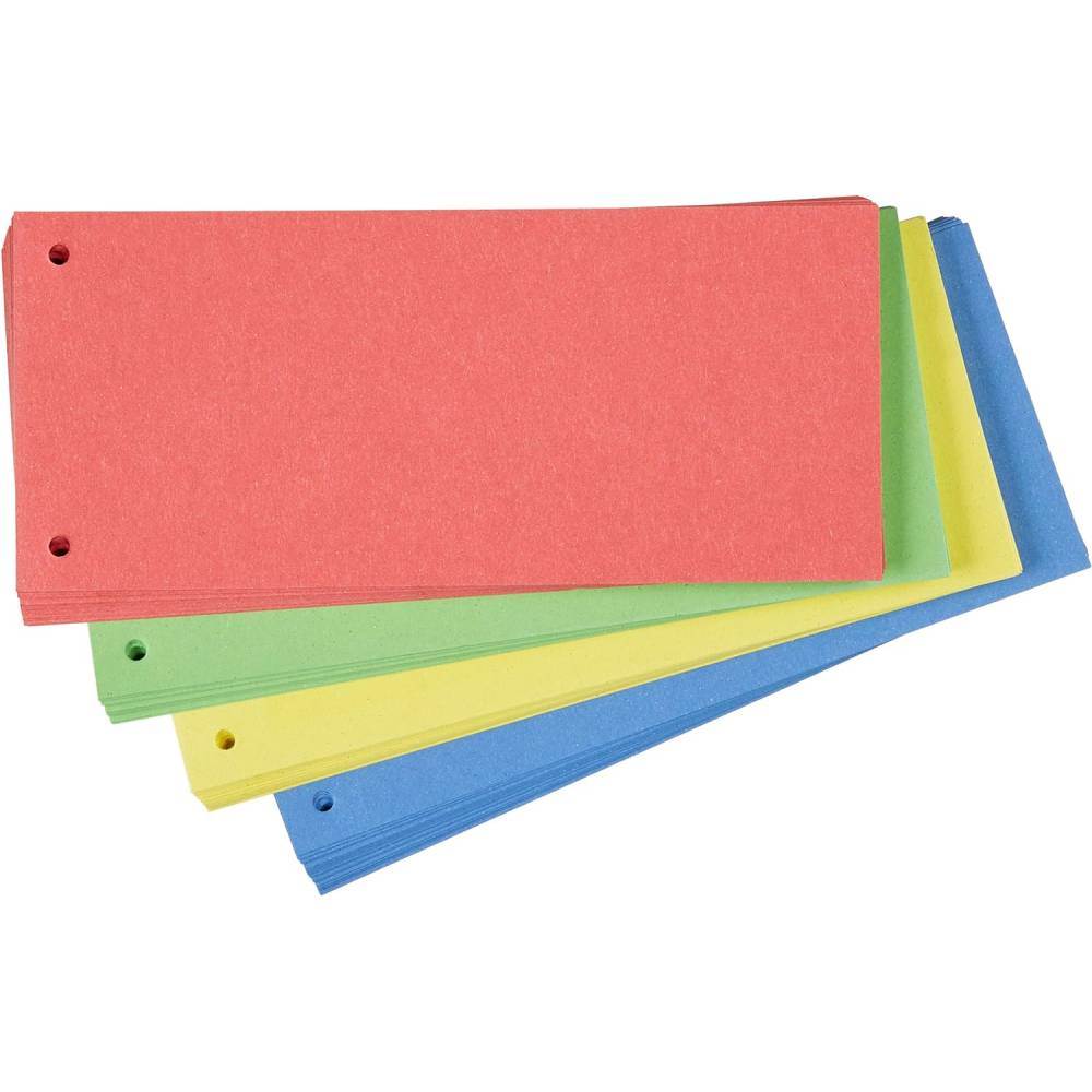 bibliorafturi Intercalatoare carton 240 x 105mm, 100 buc/set, div culori b4u