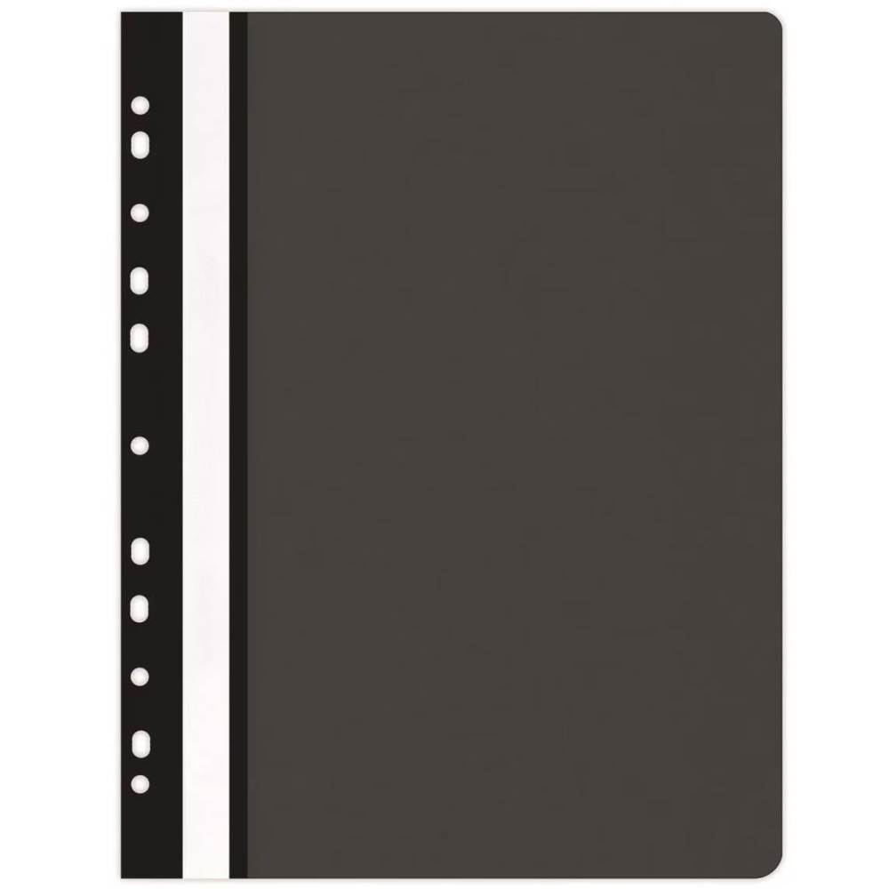 folio transparente a4 Dosar de plastic, cu sina si multiple perforatii, a4, negru, b4u