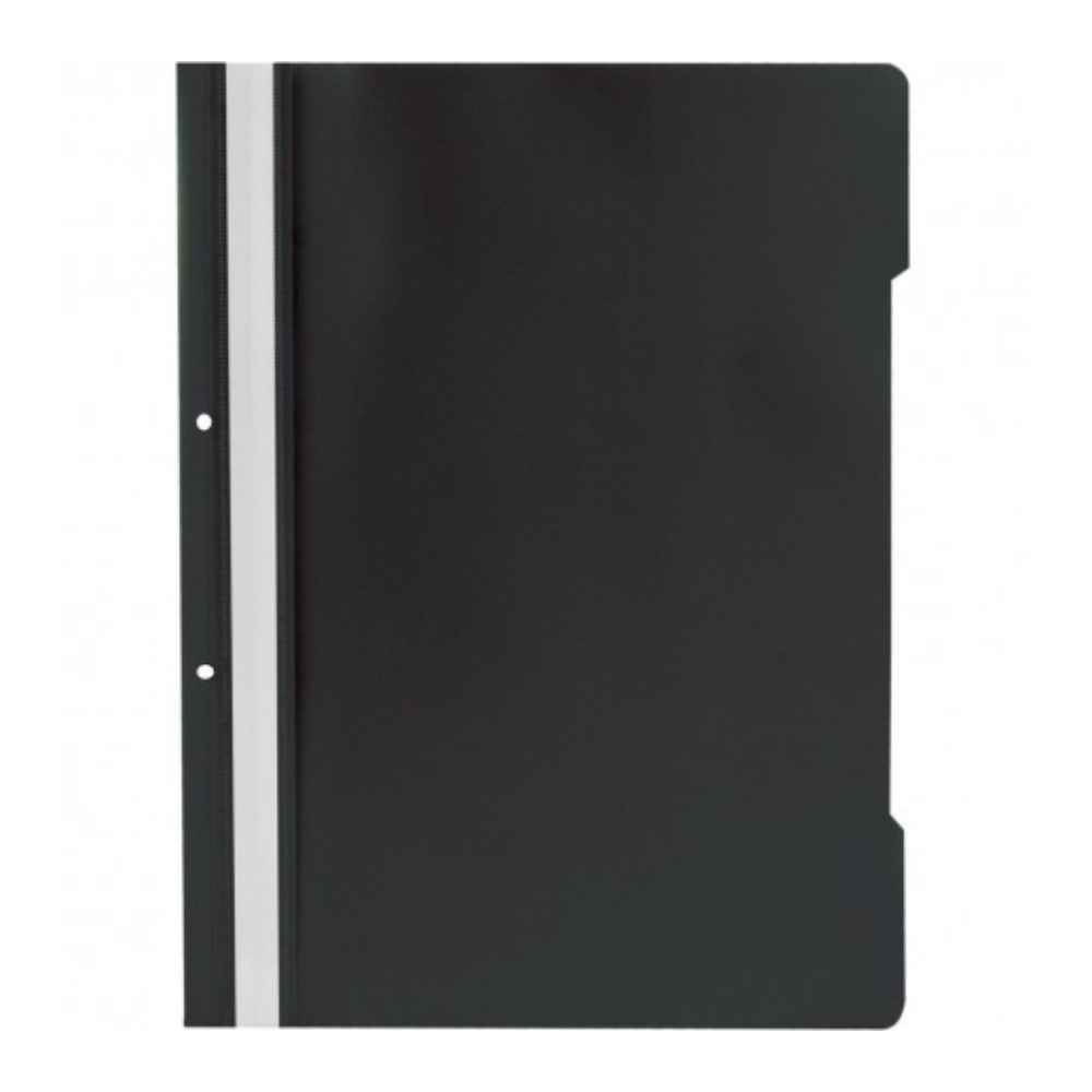 folio transparente a4 Dosar plastic, cu sina si perforatii, a4, negru, b4u