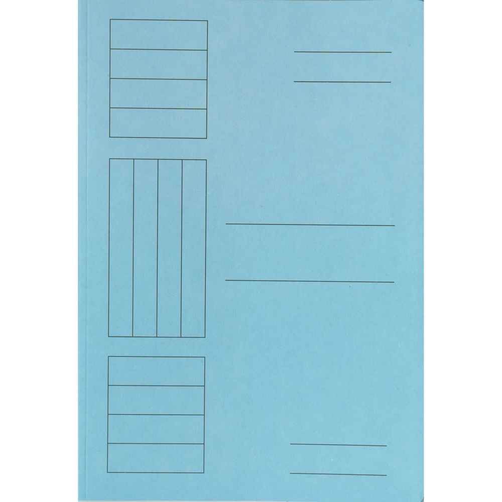 Dosare din carton - Dosar carton, simplu, A4 250 g/mp, albastru, depozituldns.ro
