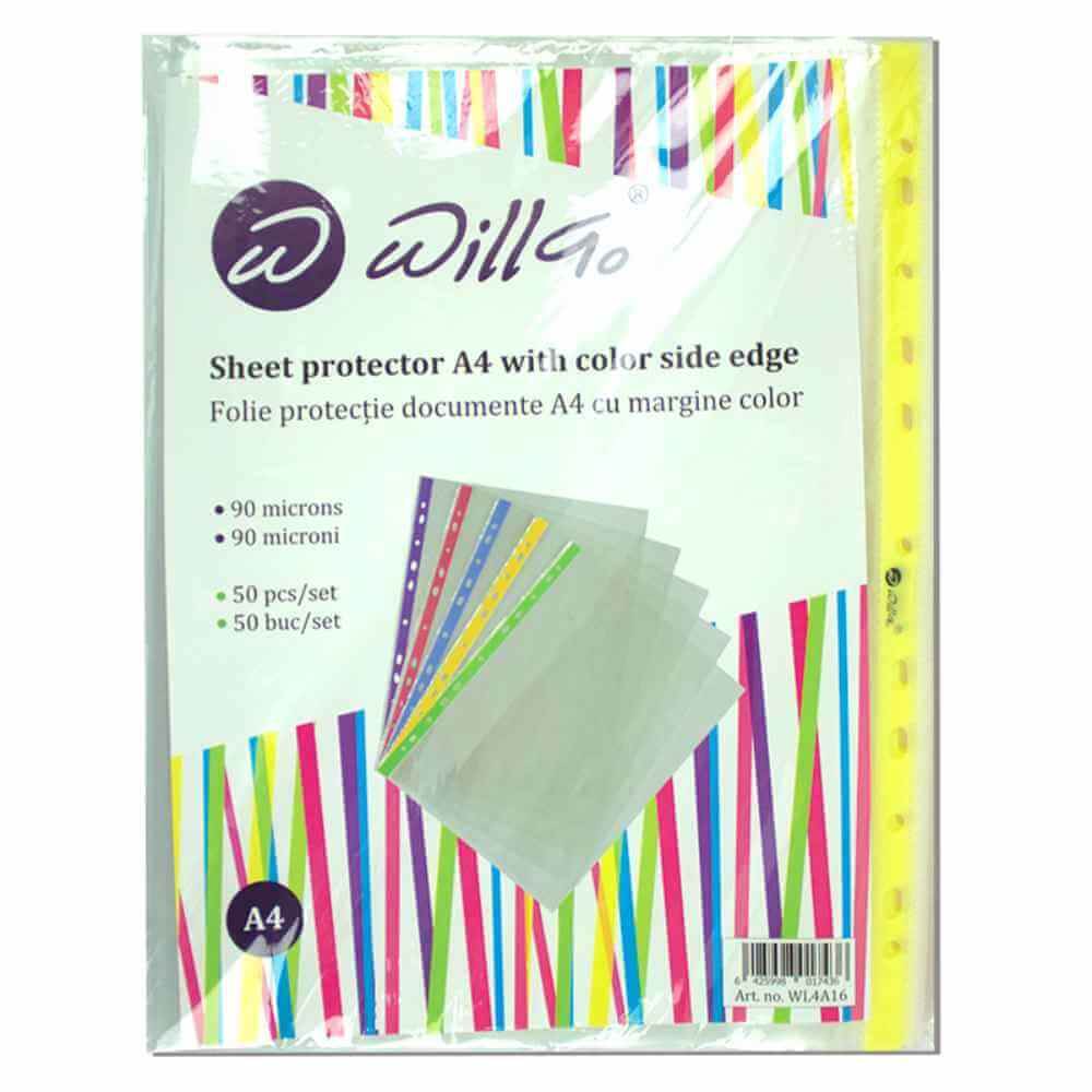 anvelope 90/90/10 File protectie a4, 90 mic 50buc/set willgo