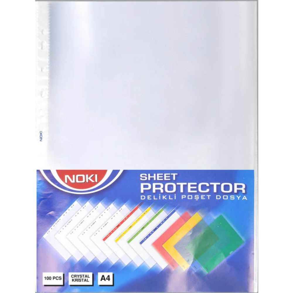 anvelope 14.00 38 bkt Folii protectie documente, plastic, a4, 38 microni, 100 buc/set, noki