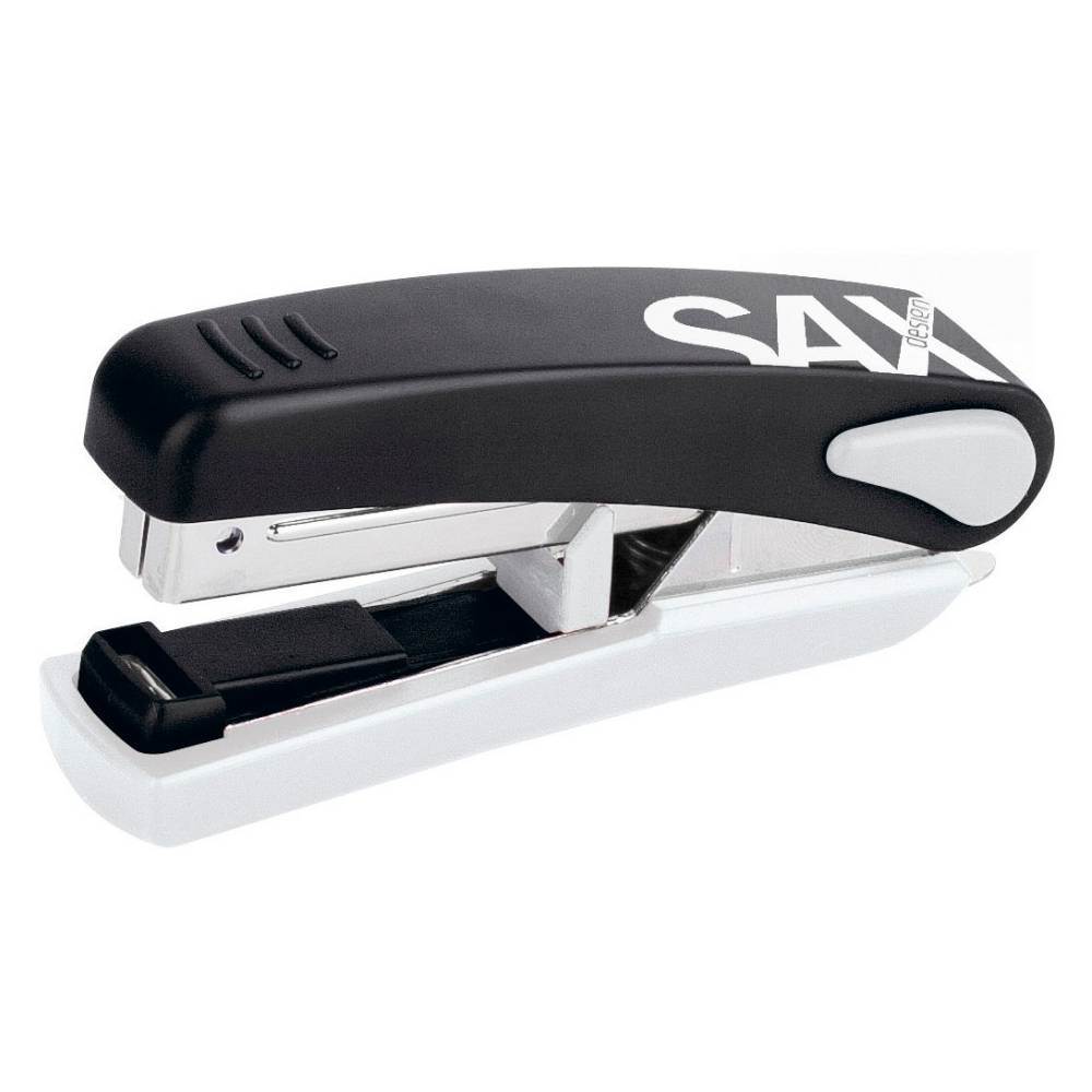 Staplers Capsator metalic cu decapsator 20 coli capse nr.10 sax design 519 negru