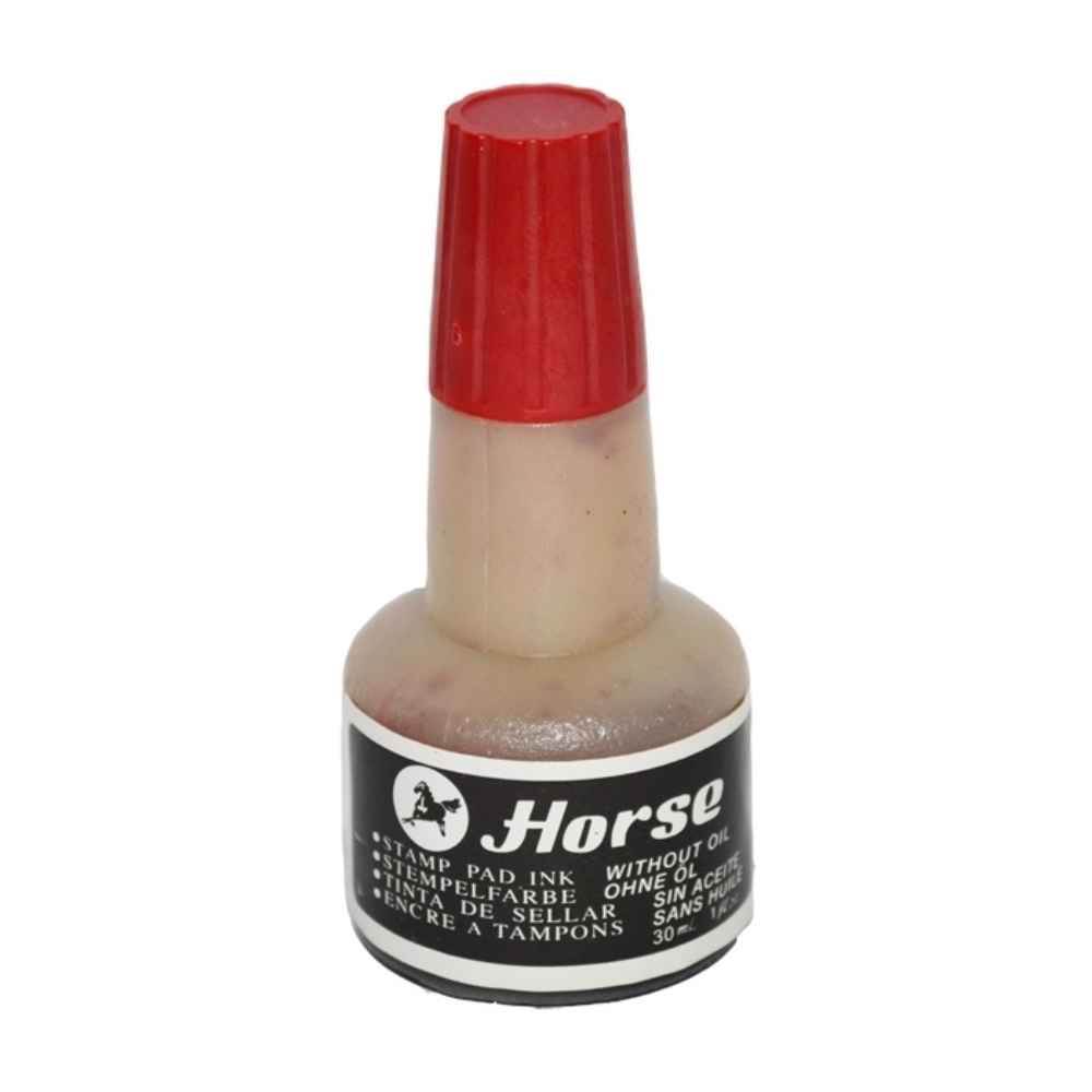 Tus, tusiere si stampile - Tus stampila rosu HORSE, 30ml, depozituldns.ro