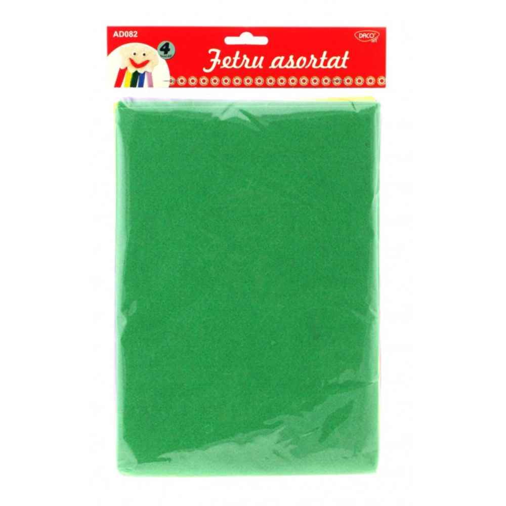 tapet autocolant perete bucătărie Fetru autocolant a4 diverse culori 10 buc/set daco ad082