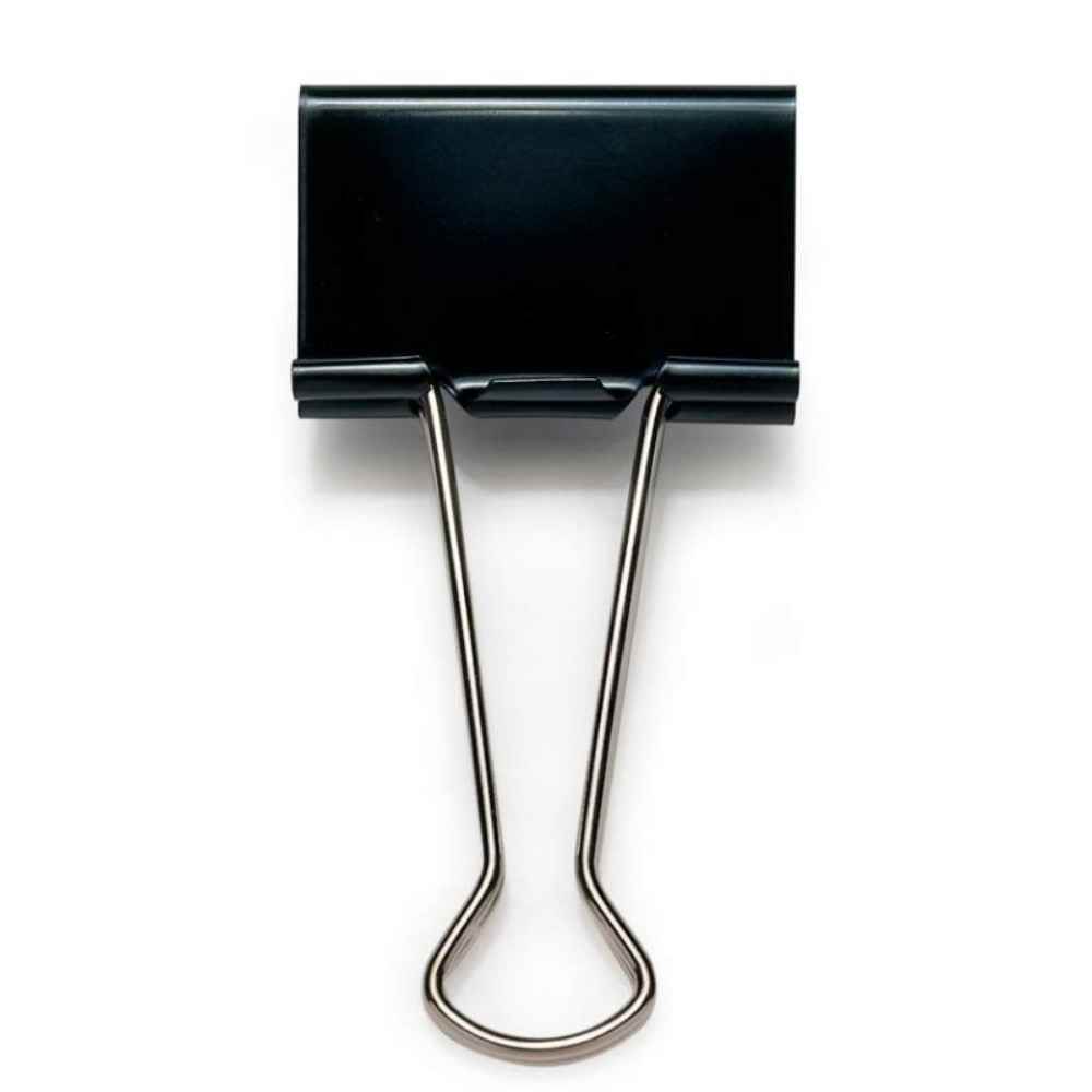 wall pan Clips metalic 50 mm negru 10 buc/cutie rapesco