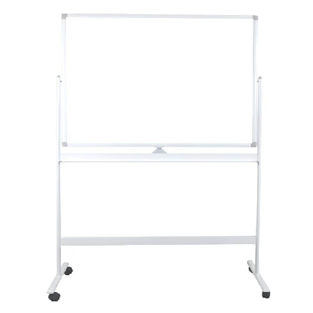 Table magnetice, table verzi si table scolare - Whiteboard magnetic 90x120 cm B4U BBNO 2 fete, rama aluminiu, depozituldns.ro
