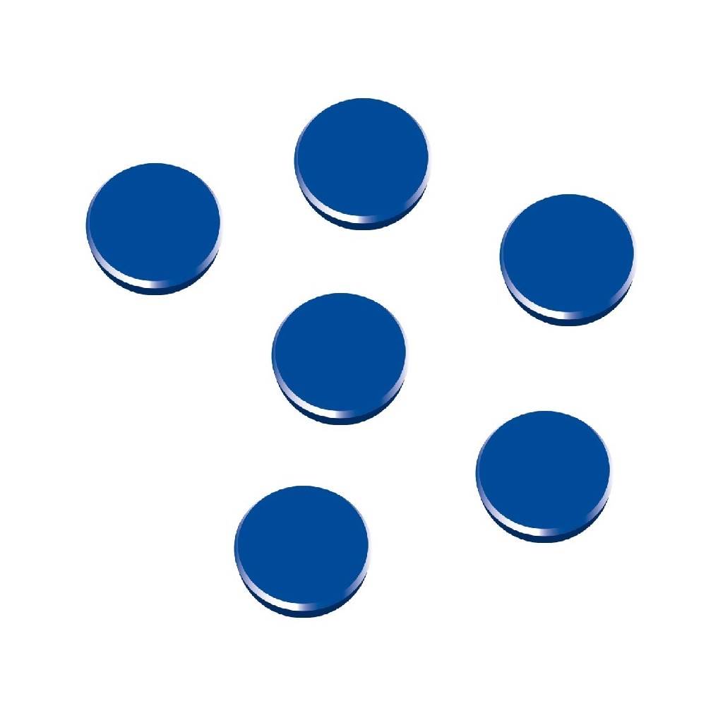 Magneti alco, 32mm, albastru, 10buc/set