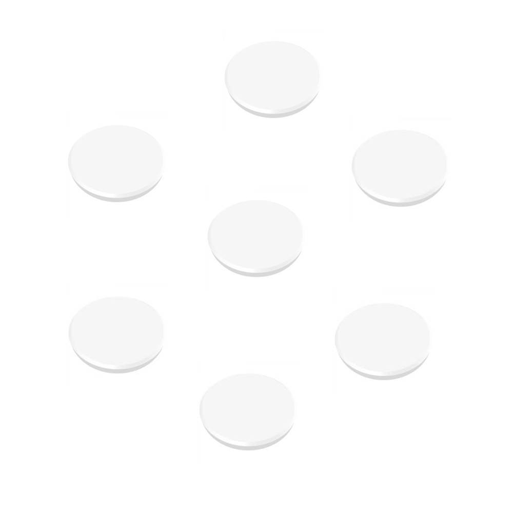 Refrigerator Magnets Magneti alco, 32mm, alb, 10buc/set