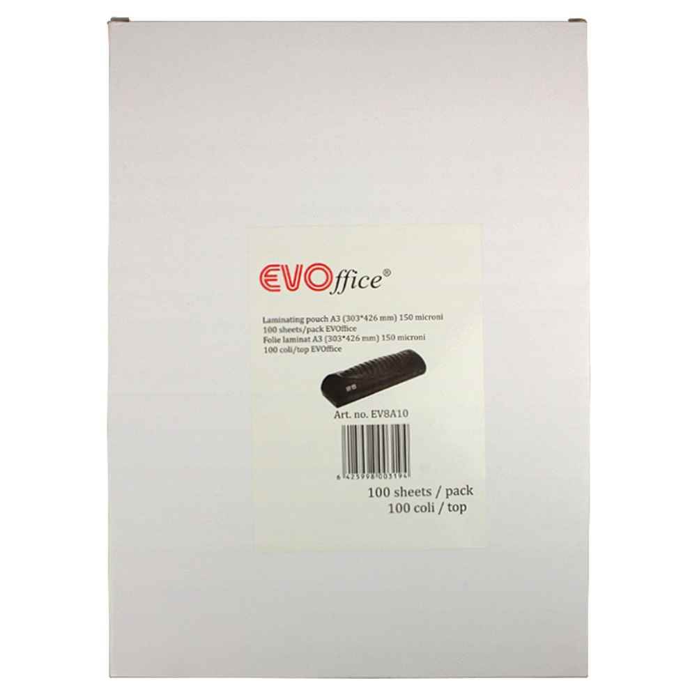 Laminating Film, Pouches & Sheets Folii laminator cu spate adeziv a4 216x303 mm, 80 microni 100buc/top