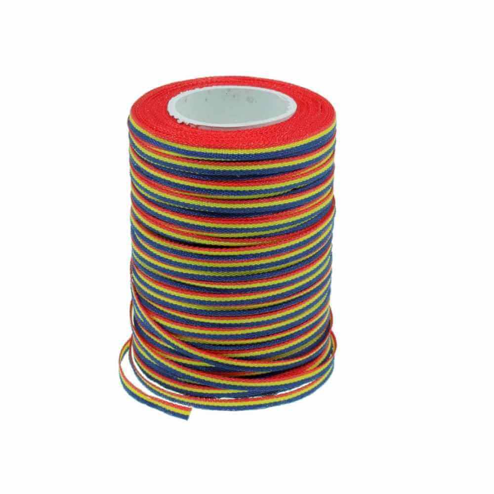 Embellishments & Trims Panglica tricolor 5mmx100m/rola
