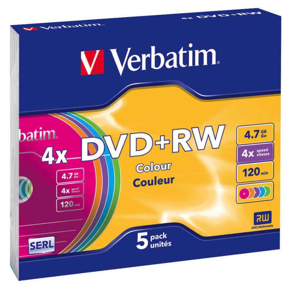 dvd r Dvd+rw, cu carcasa, 4x, 4.7 gb, verbatim 43765