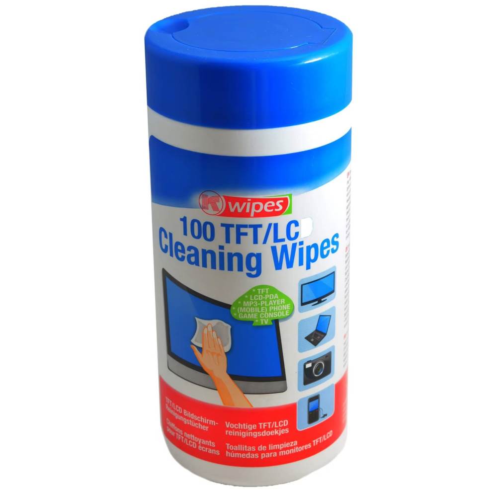 servetele umede bebelusi Servetele umede, curatare monitor/tft cn100, 100buc/tub, tub mare