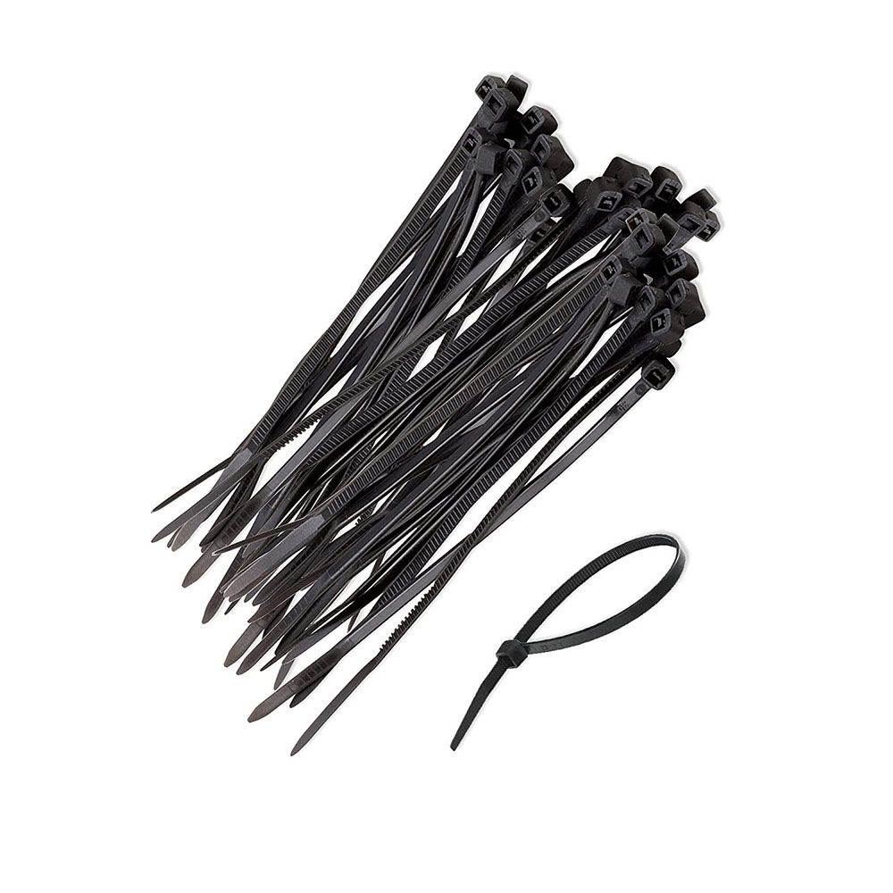 Cable Management Banda zimtata neagra 4.8x200mm 100 buc/set