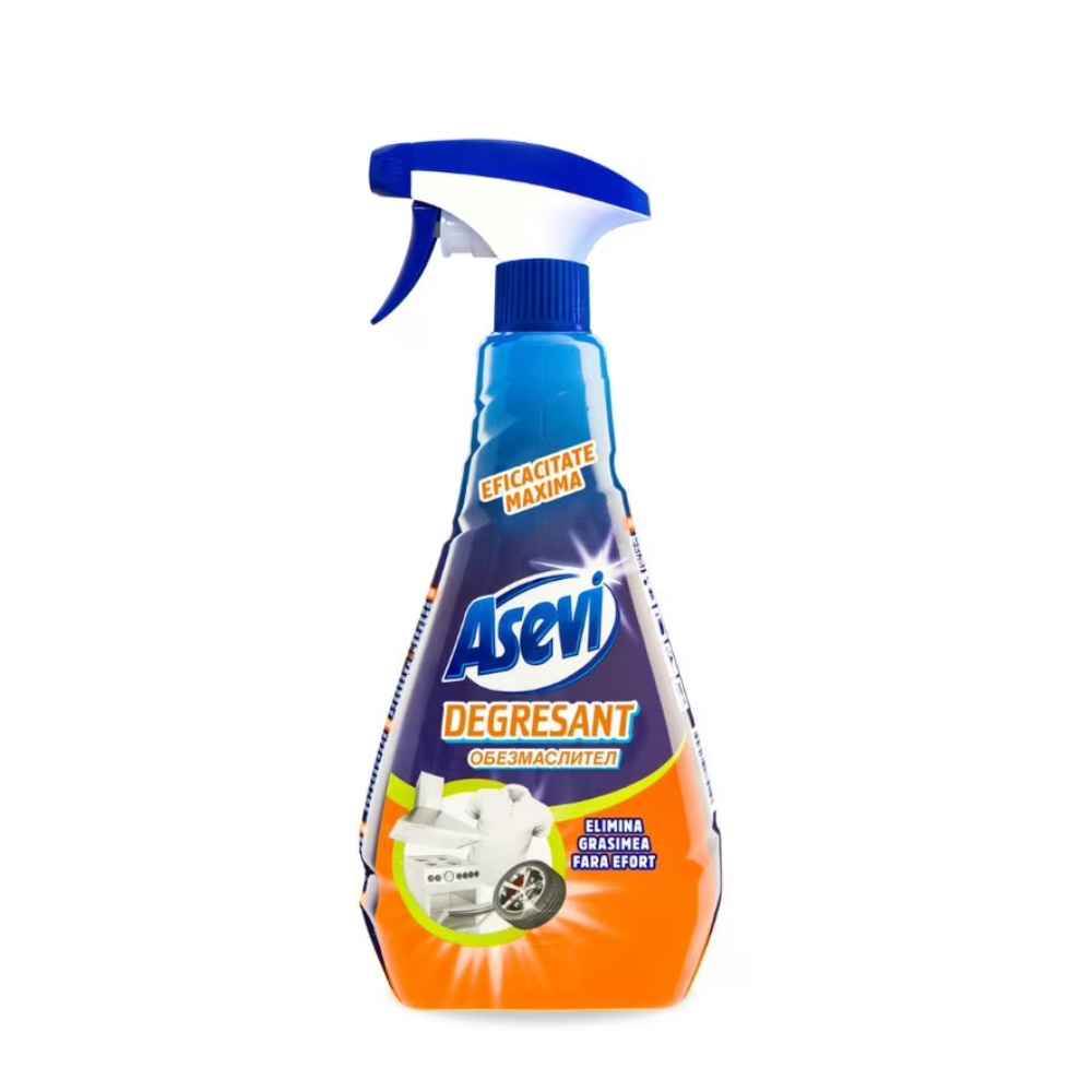sampon wash&go 750 ml pret Detergent degresant pentru bucatarie, cu pulverizator, 750 ml, asevi