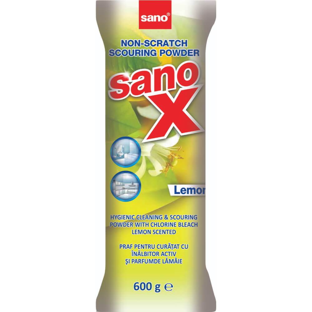 mașini de vânzare 600 euro Rezerva praf de curatat universal, lamaie, 600 g, sano x powder refill profesional