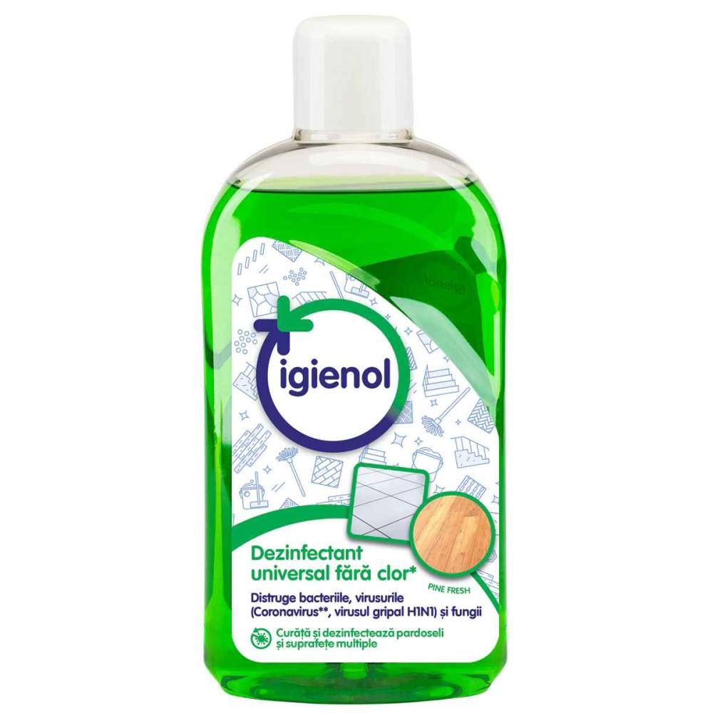 wc villeroy & boch Detergent lichid dezinfectant multisuprafete, pin, 1 l, igienol pin fresh