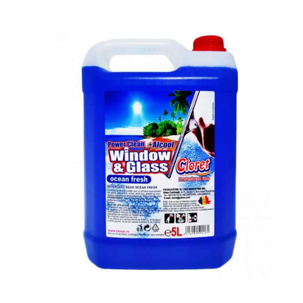 detergent vase 5l Detergent geam 5l cloret ocean fresh