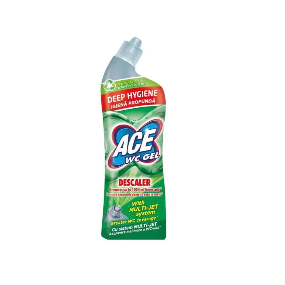 Detergent dezinfectant si decalcifiant pentru toaleta, 700 ml, ace
