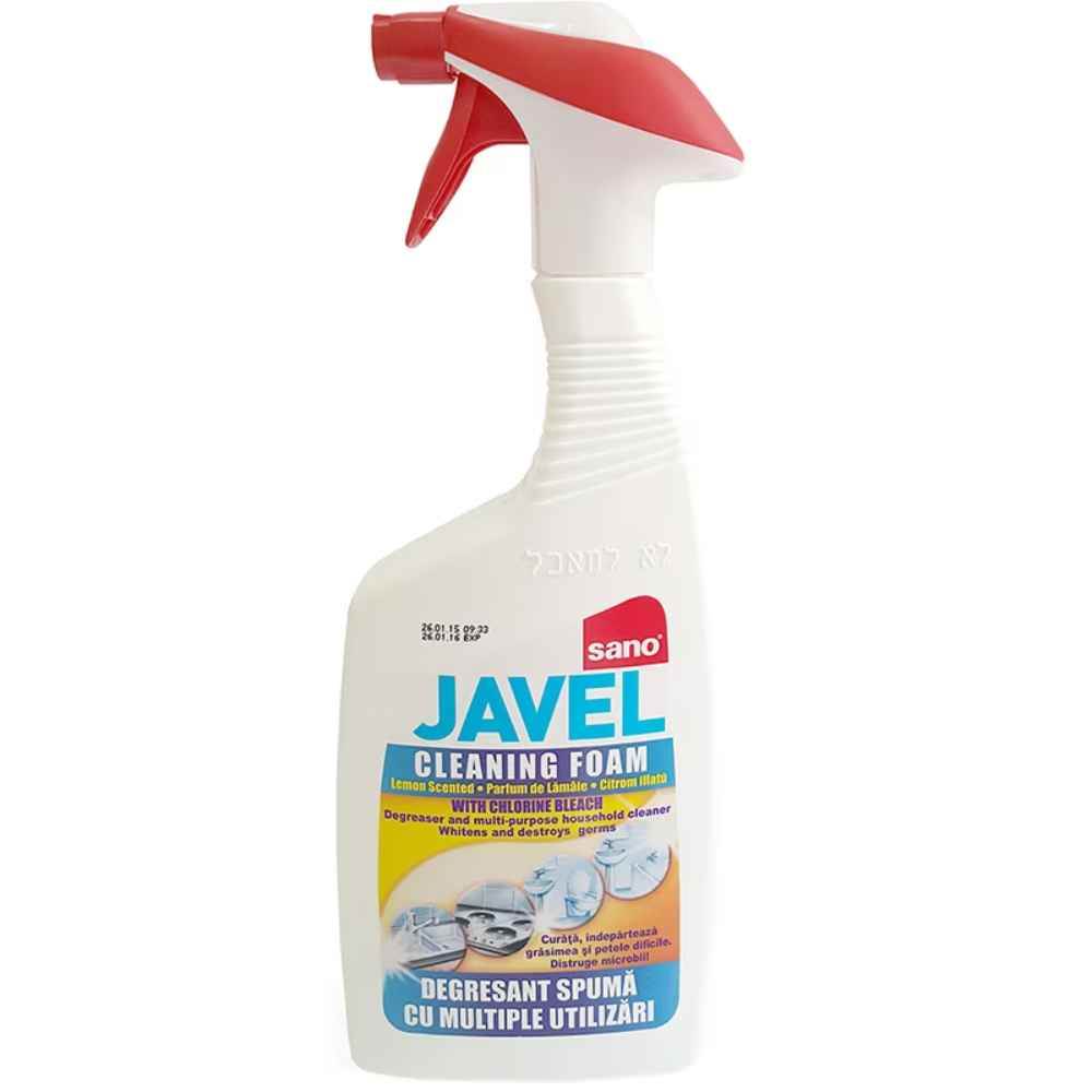 curățare mașină de spălat rufe cu clor Clor 750ml sano javel cleaning
