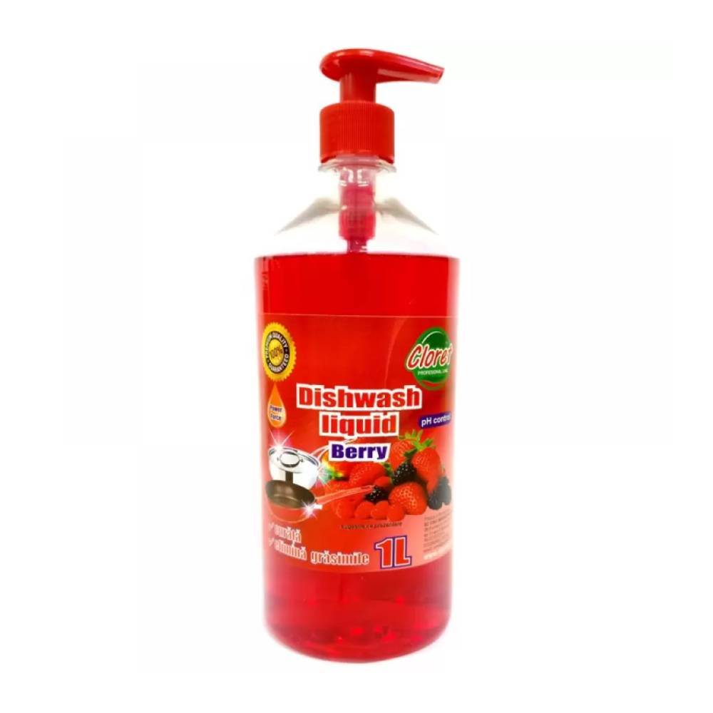 mobila bucătărie cu mașina de spălat vase Detergent de vase 1l cu pompita cloret berry
