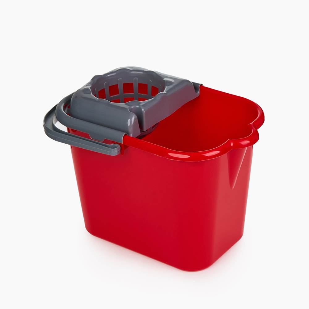 mini mașină de spălat rufe cu storcator Galeata dreptunghiulara cu storcator 14l rosu