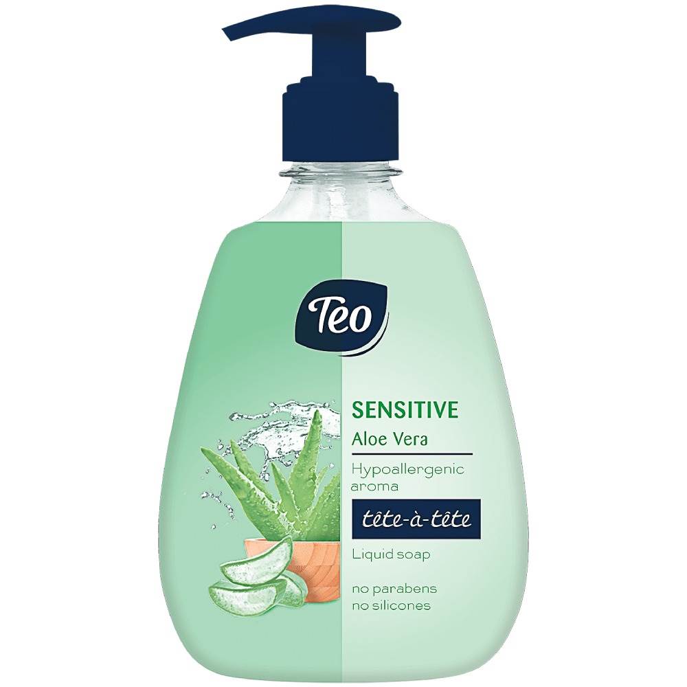cauciucuri 400/8 Sapun lichid cu pompita 400 ml teo sensitive aloe vera