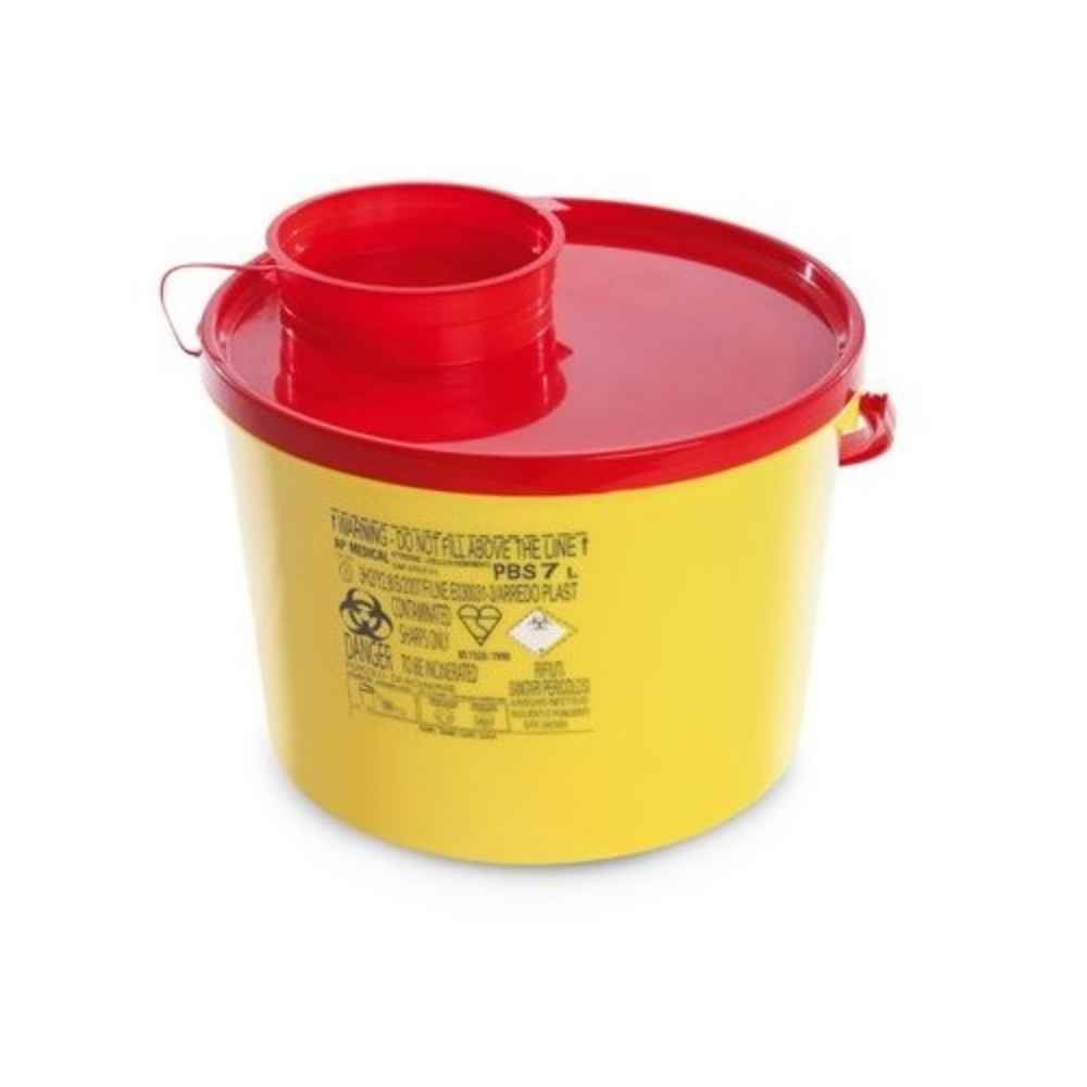Recipient ROTUND din plastic colectare intepatoare si taieto...