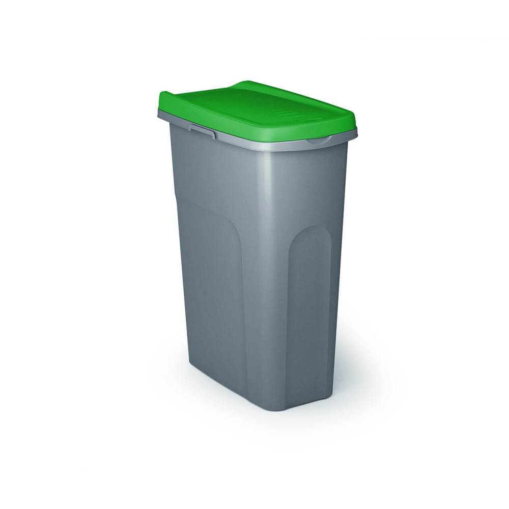 Waste Containment Cos gunoi modular pvc 40l colectare selectiva verde