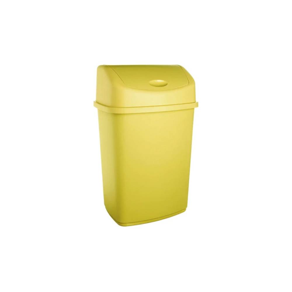coșul de gunoi al telefonului Cos gunoi pvc 35l colectare selectiva galben