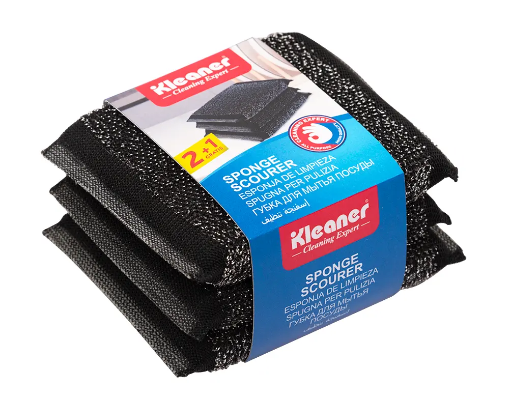 Sponges & Scouring Pads Burete de vase abraziv 10,5x9x1,8 cm 3 buc/set kleaner gsf004