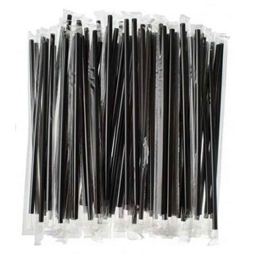 mașina de făcut peleti din paie Paie flexibile negre ambalate individual 1000buc/set