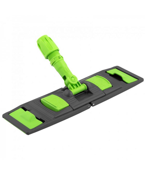 bucatarii Suport mop plat profesional cu buzunare si urechi 40cm compatibil sistem b4 verde/gri