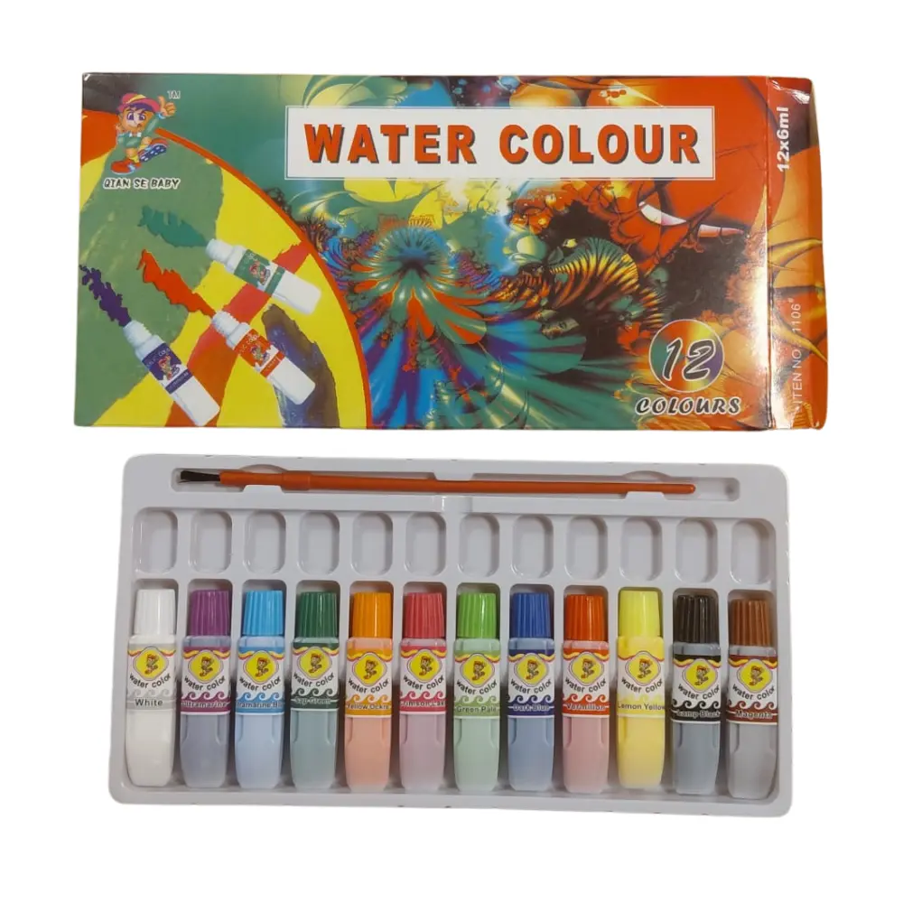 Arts & Crafts Tempera 12 culori/set 6ml cn panda