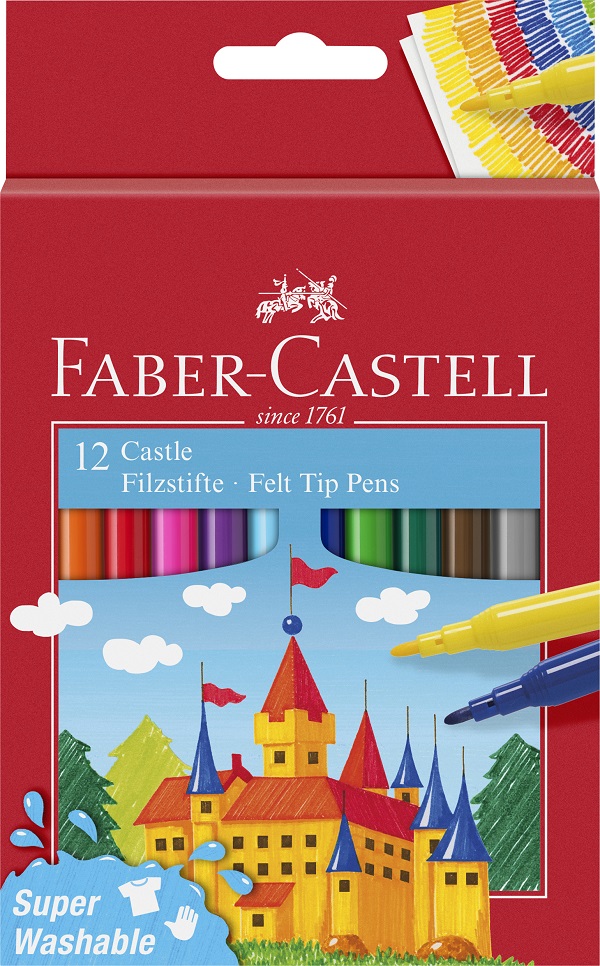 Markers & Highlighters Carioca 12cul/set faber-castell fc554201