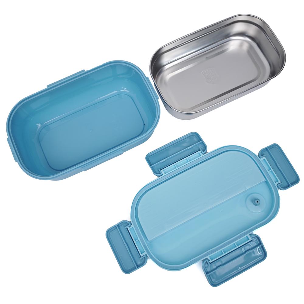 Caserola copii inox, 1 compartiment, pentru scoala, 800 ml,