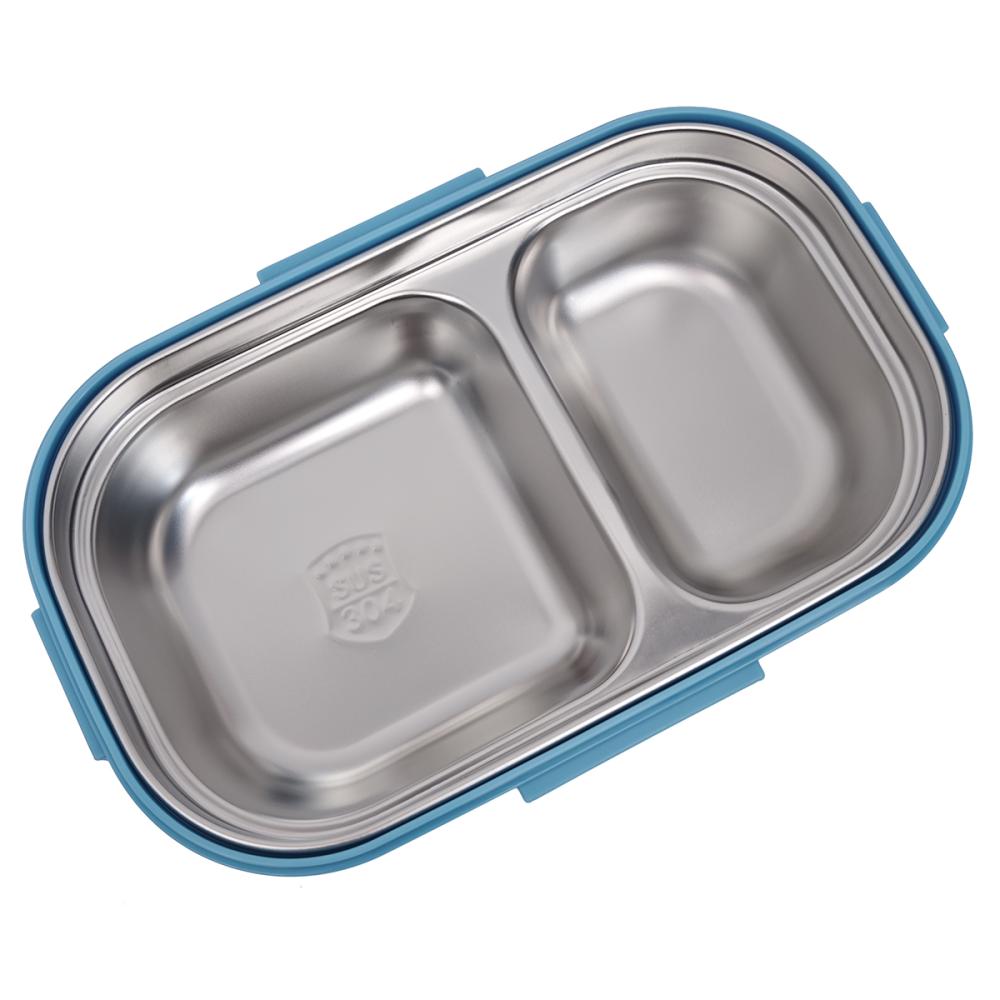 Caserola pranz copii inox, 2 compartimente pentru pachet sco