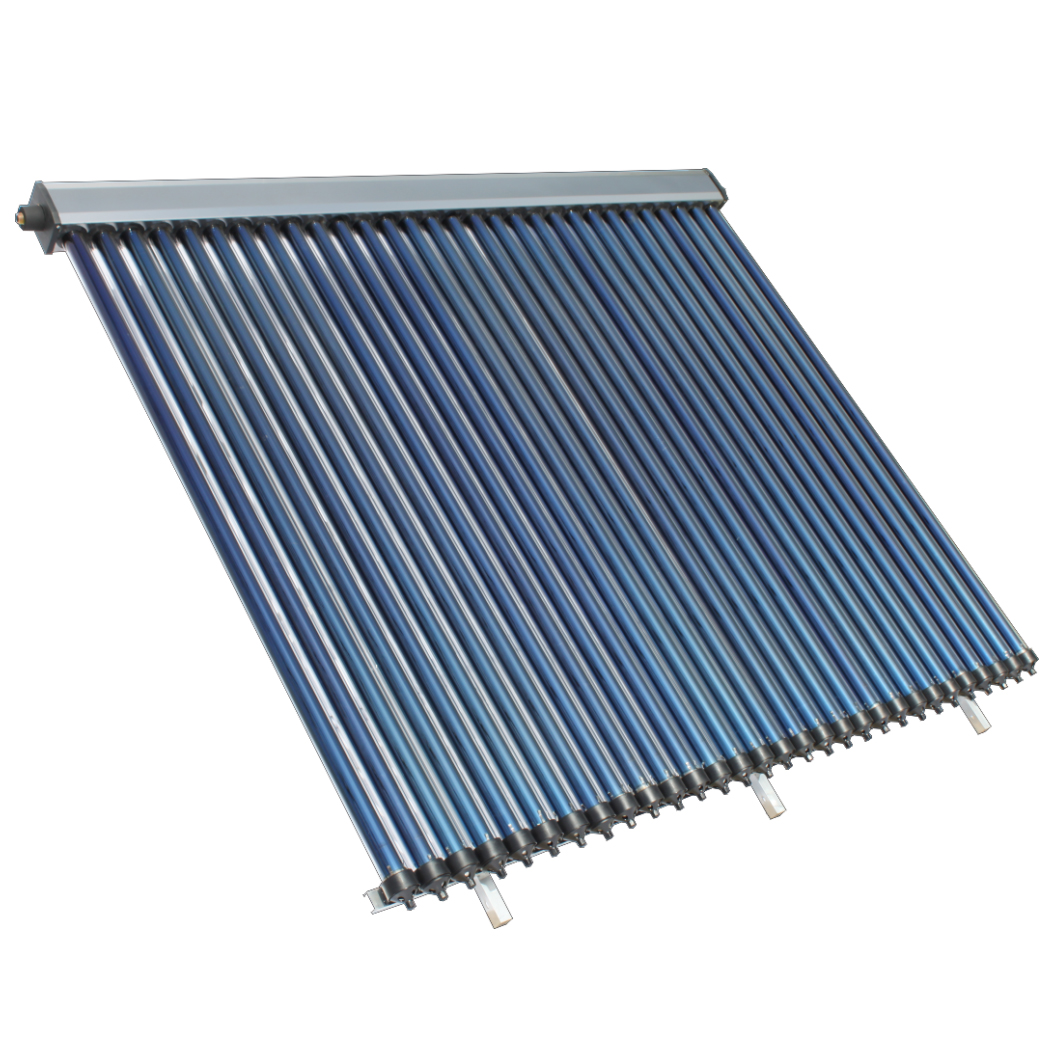 Colector solar cu 30 tuburi vidate echipate cu heat-pipe, Panosol